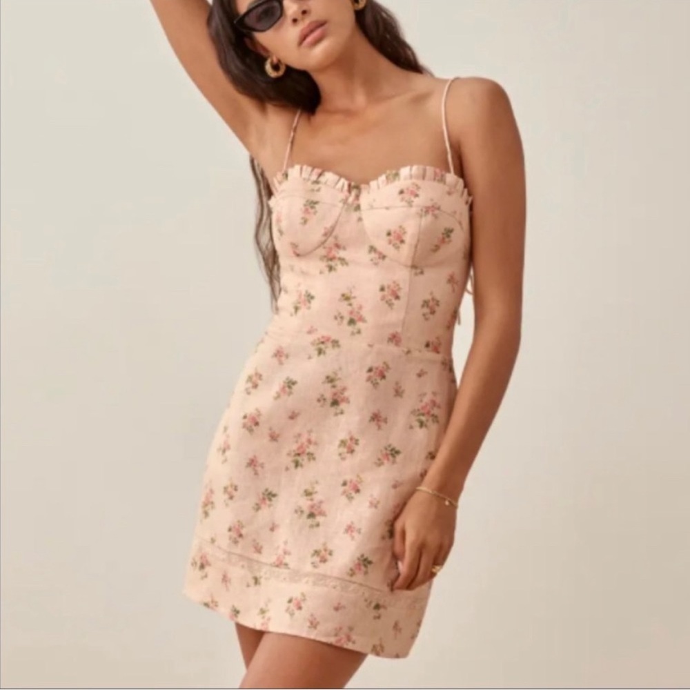 Reformation Andie Linen Dress - Penelope Size 10